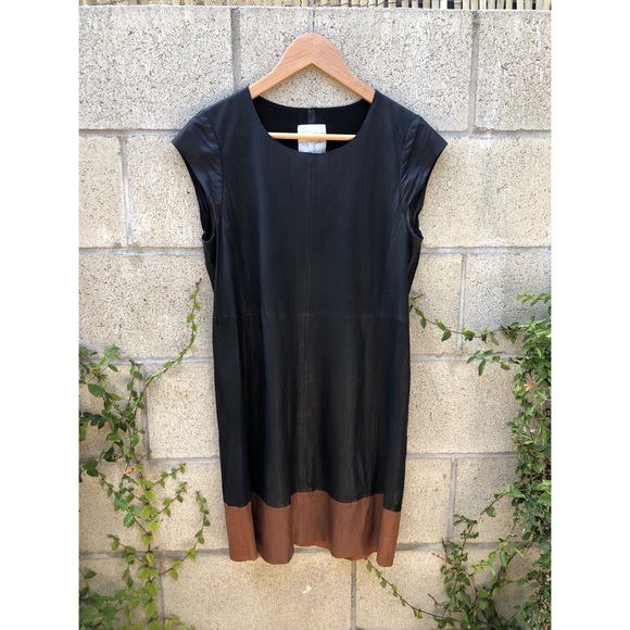 Joie Aloisa B Leather Dress - Picture 9 of 12